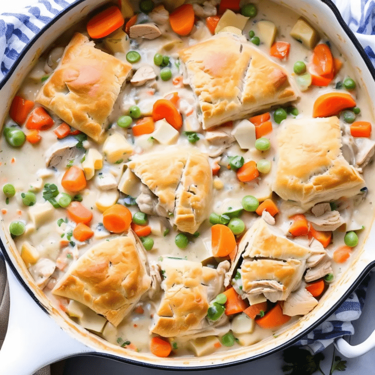Chicken Pot Pie Casserole