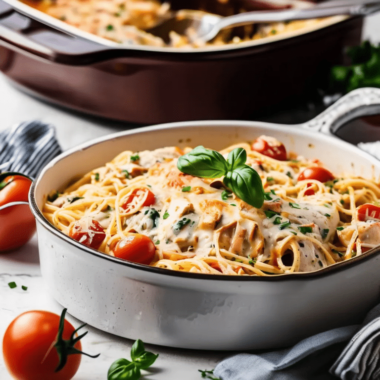 Chicken Spaghetti Casserole