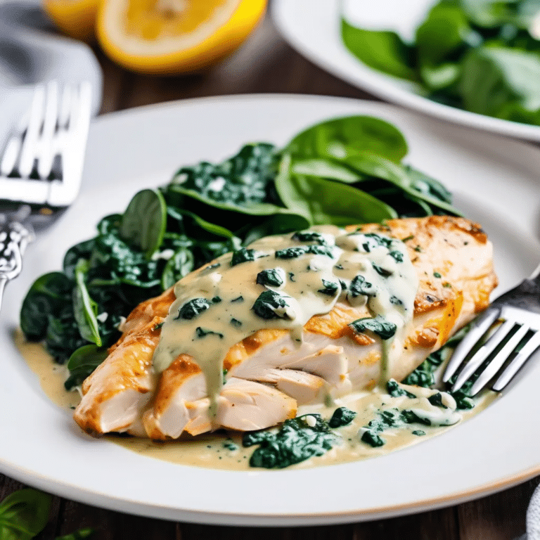 Chicken With Florentine Sauce
