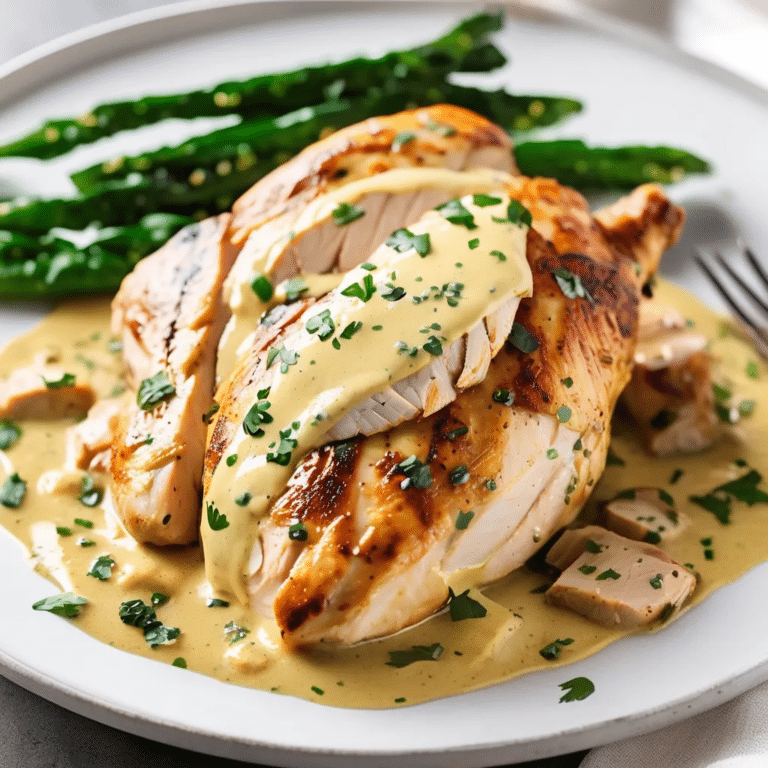 Chicken With Mustard Sauce