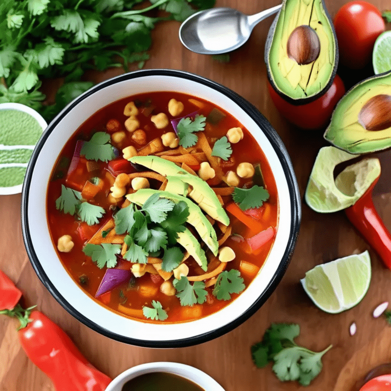 Chickpea Tortilla Soup