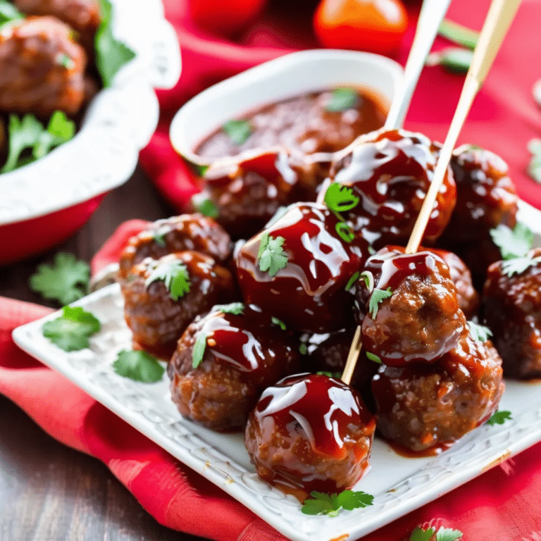 Chili And Jelly Meatballs