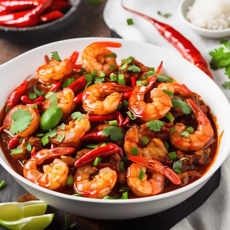 Chilli Prawns