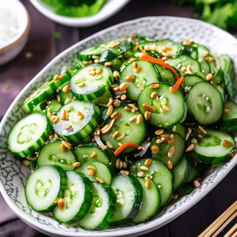 Chinese Cucumber Salad