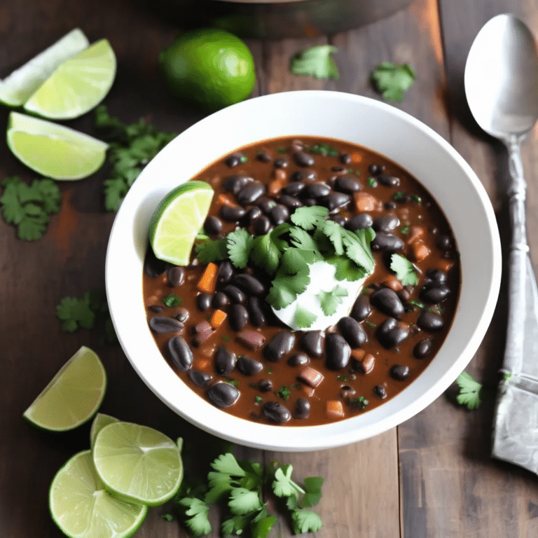 Chipotle Black Bean Soup