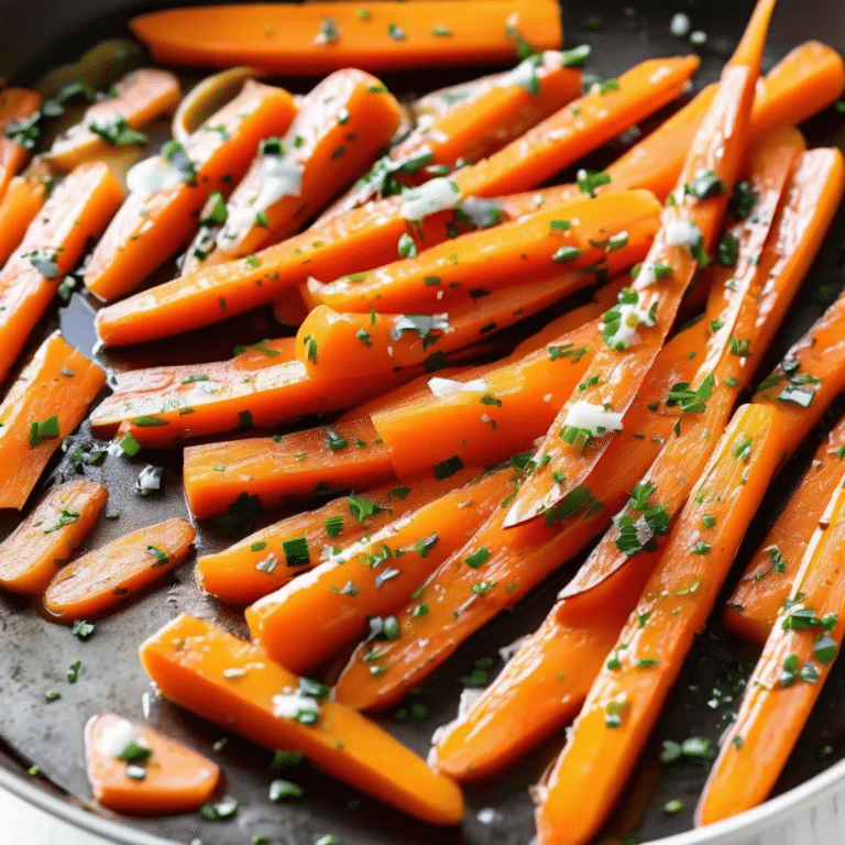 Chive Buttered Carrots