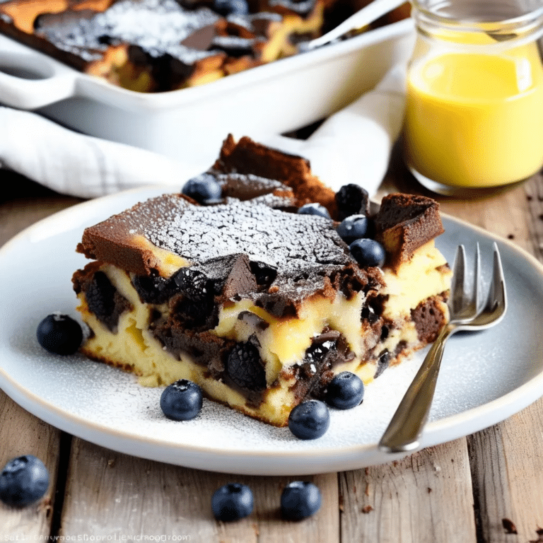 Chocolate Bread And Butter Pudding