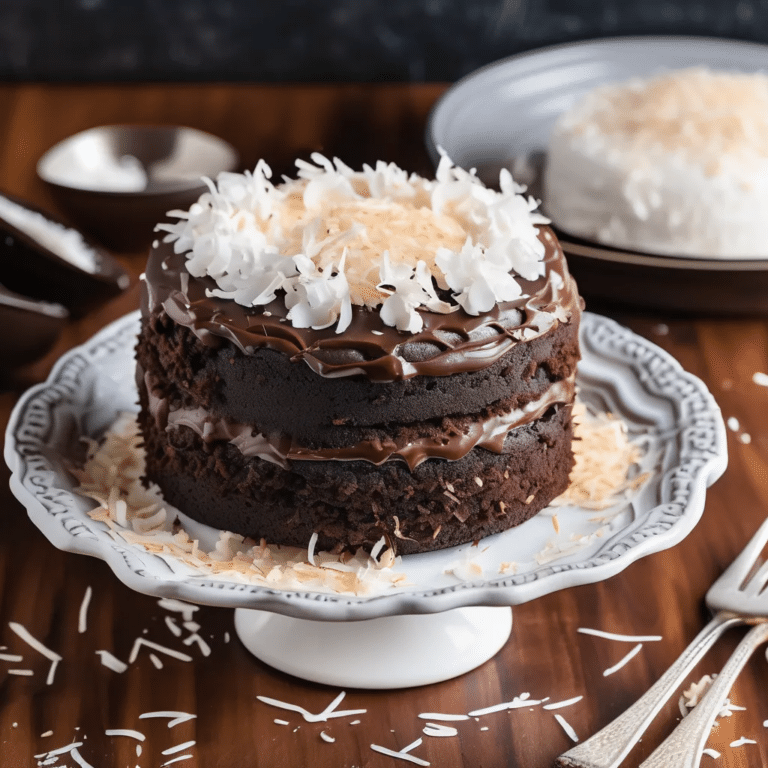 Chocolate Coconut Cake