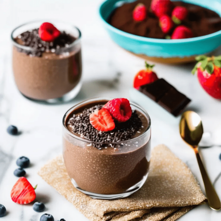 Chocolate Coconut Chia Pudding