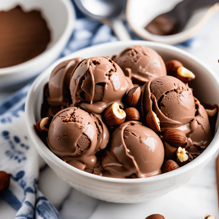 Chocolate Hazelnut Ice Cream
