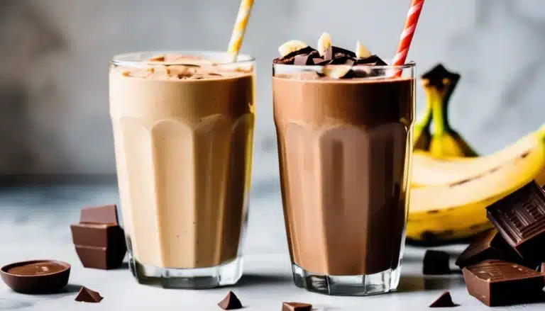 Chocolate Peanut Butter Banana Smoothie