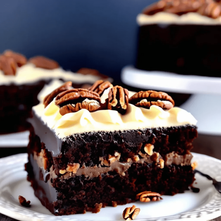 Chocolate Pecan Cake