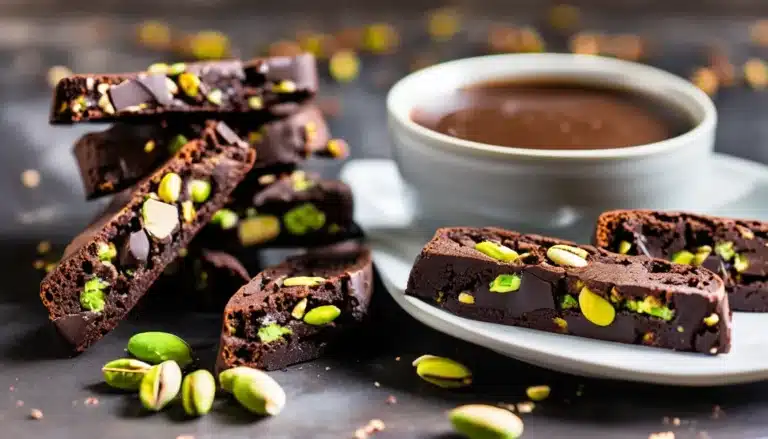 Chocolate Pistachio Biscotti