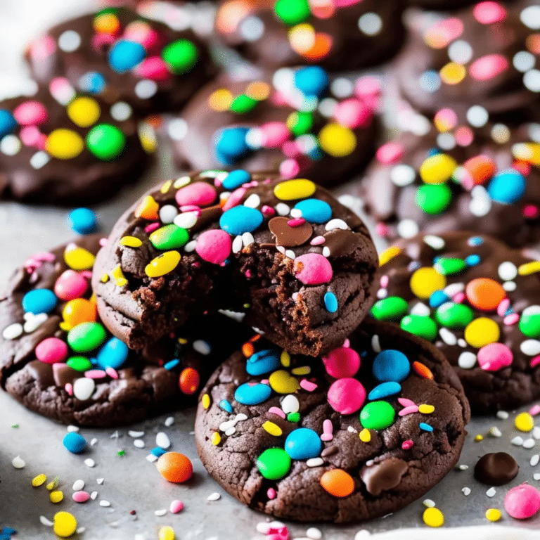 Chocolate Sprinkle Cookies
