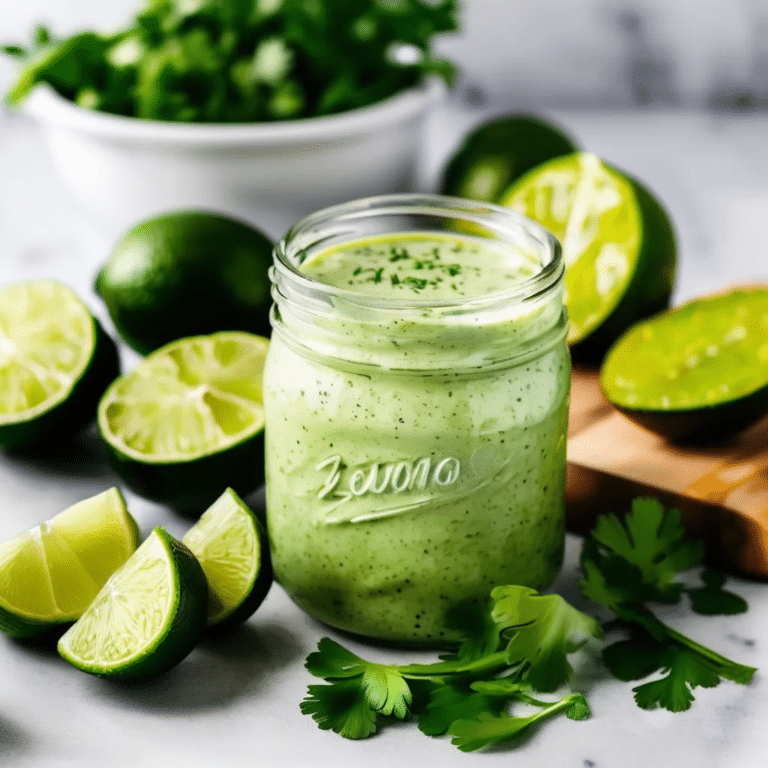 Cilantro Lime Dressing