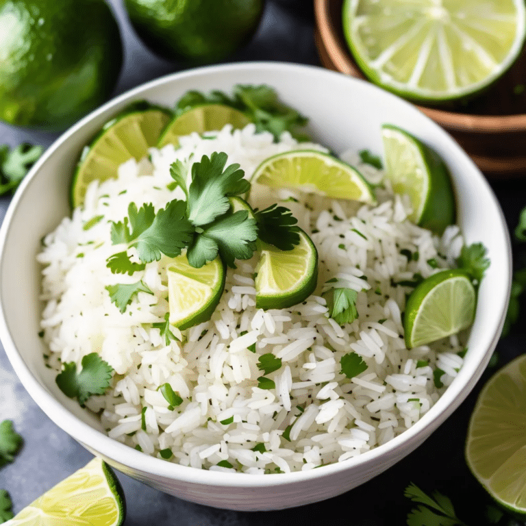 Cilantro Lime Rice