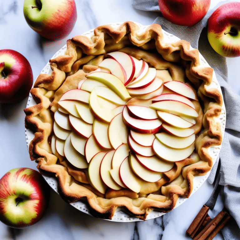 Classic Apple Cream Pie
