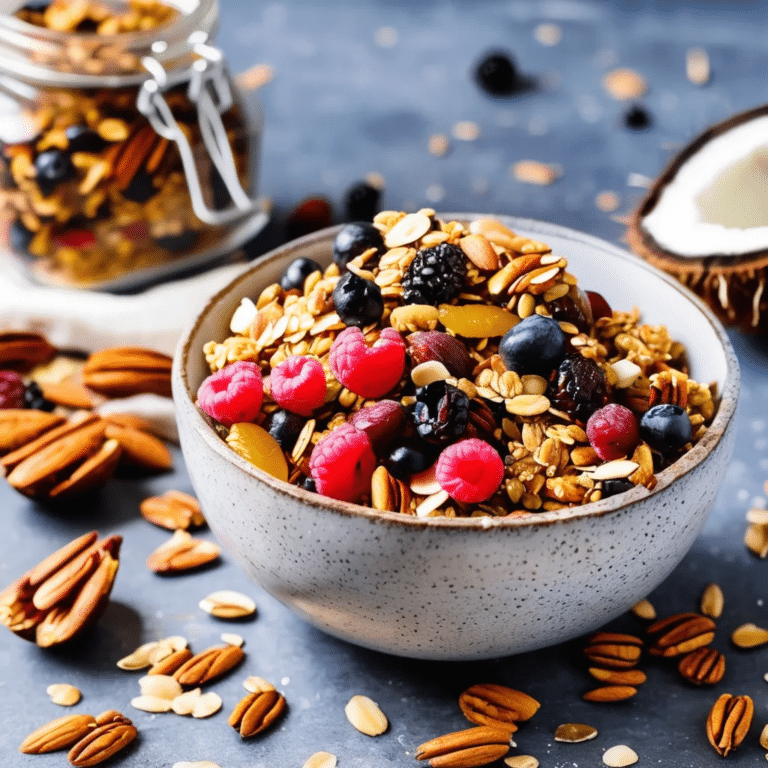 Coconut Oil Granola Remix