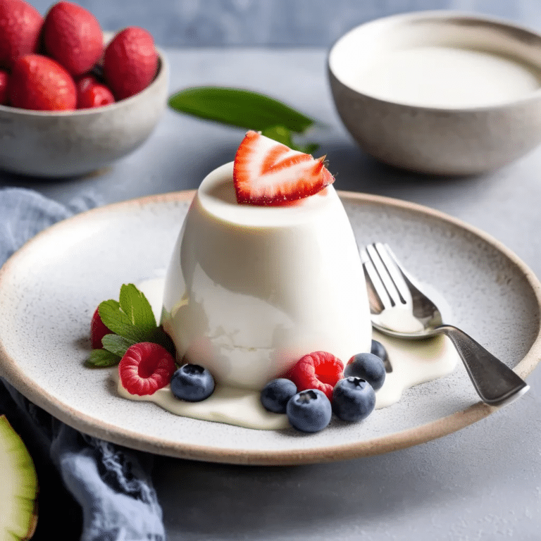 Coconut Panna Cotta