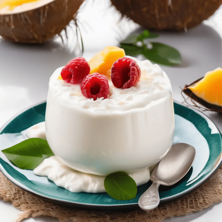 Coconut Pudding