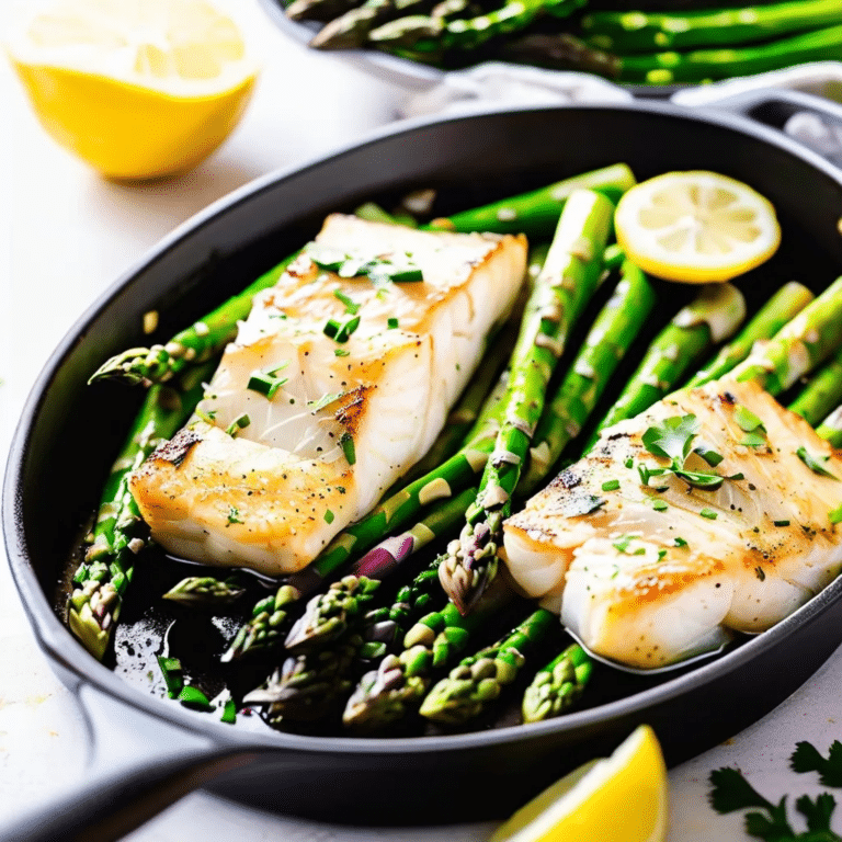 Cod And Asparagus Bake