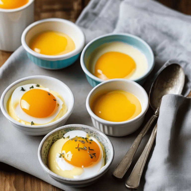 Coddled Eggs