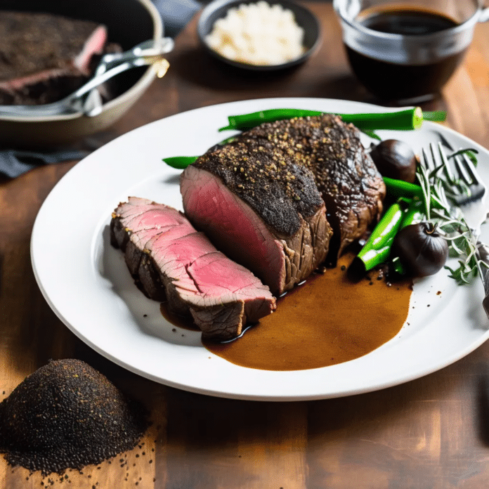 Coffee Crusted Beef Tenderloin
