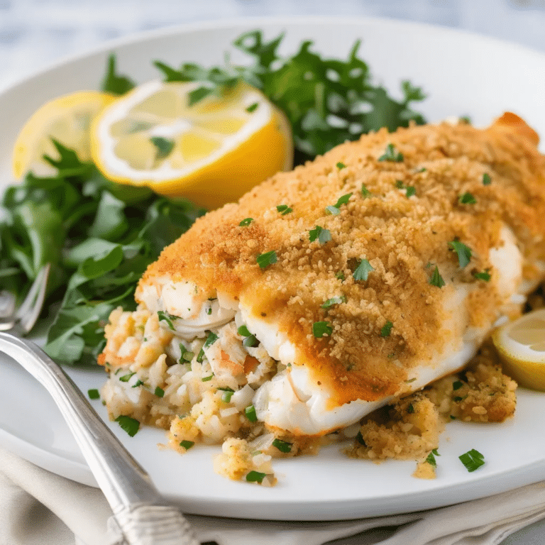 Crab Stuffed Haddock