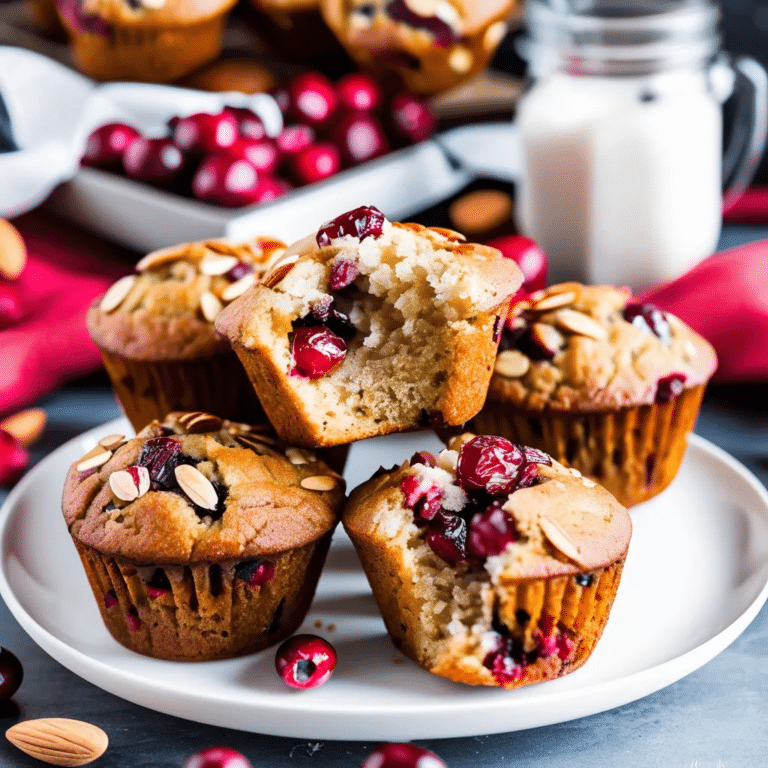 Cranberry Almond Muffins
