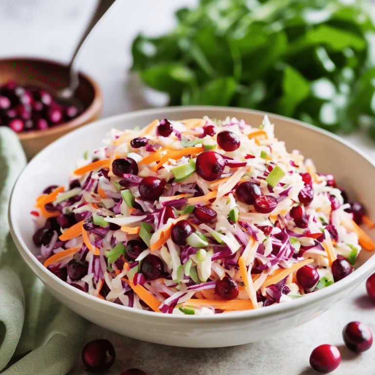 Cranberry Coleslaw