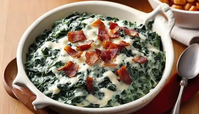 Creamed Spinach With Bacon