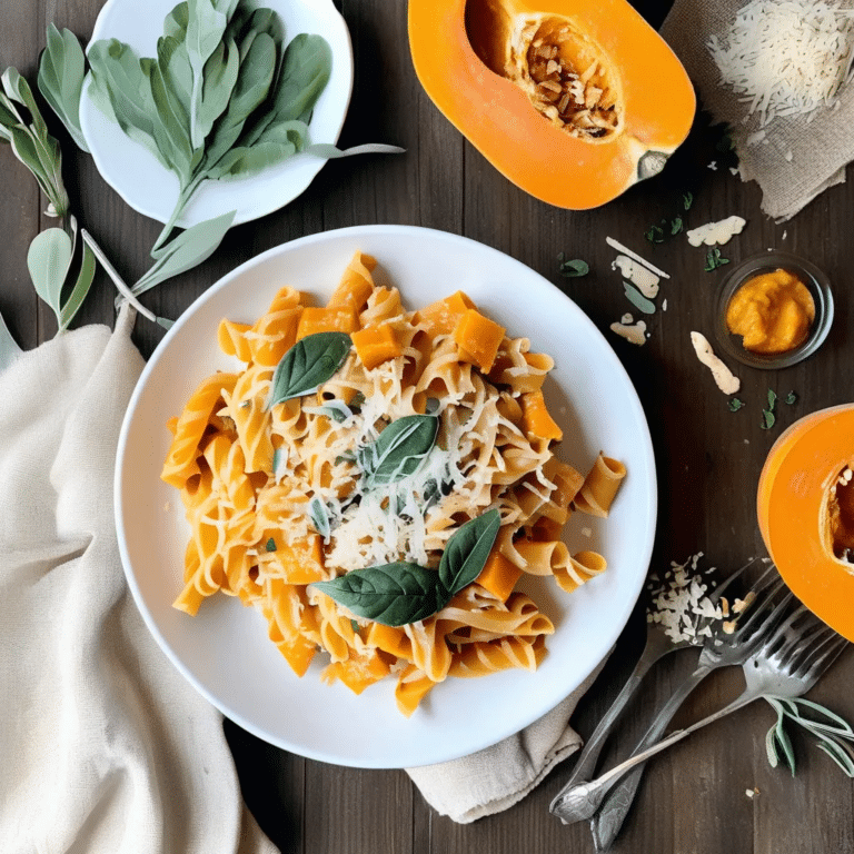 Creamy Butternut Squash Pasta