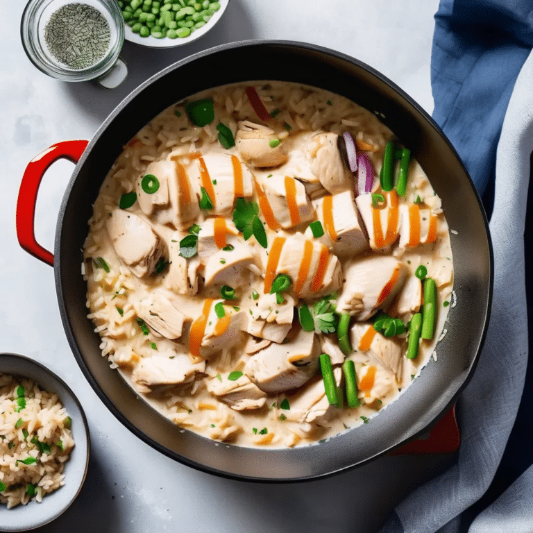 Creamy Chicken And Rice