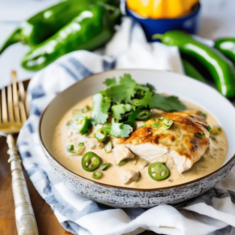 Creamy Hatch Chile Chicken