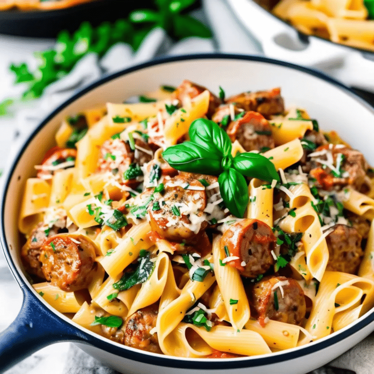 Creamy Italian Sausage Pasta