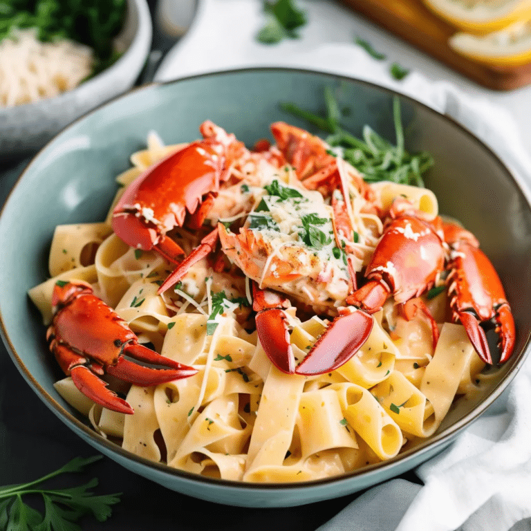 Creamy Lobster Pasta