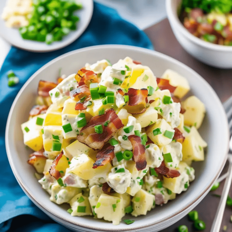 Creamy Potato Salad With Bacon