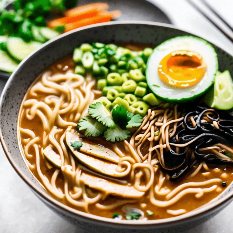 Creamy Vegan Miso Butter Ramen