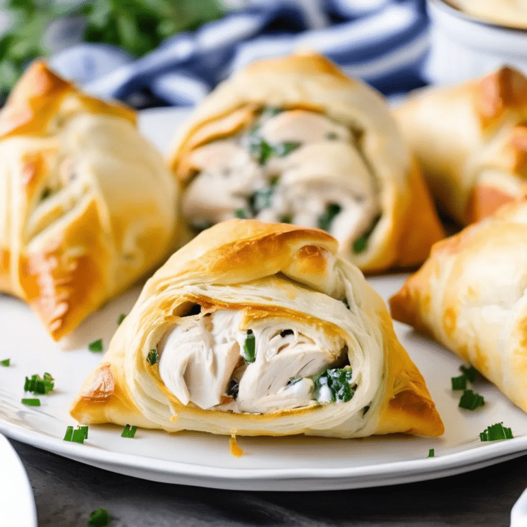 Crescent Roll Chicken Bundles