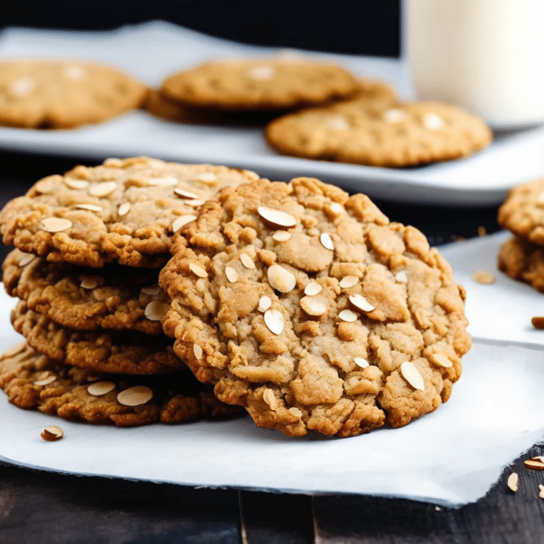Crispy Oatmeal Cookies