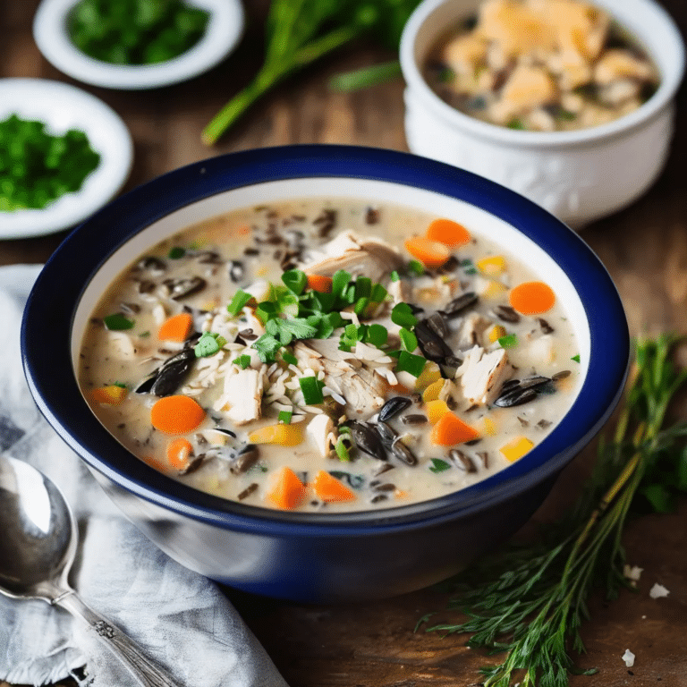 Crock Pot Chicken And Wild Rice Soup