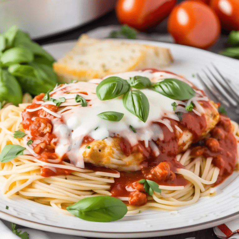 Crock Pot Chicken Parmesan