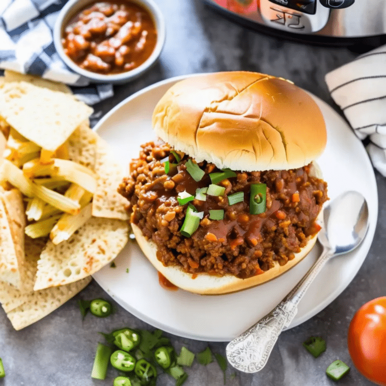 Crock Pot Sloppy Joes