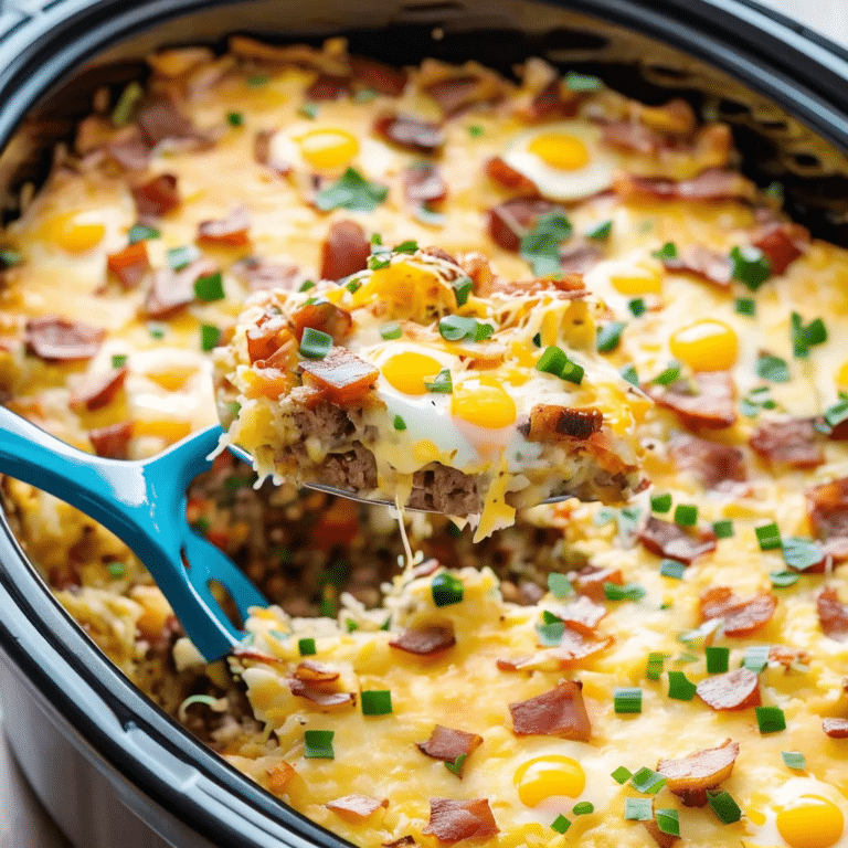 Crockpot Breakfast Casserole