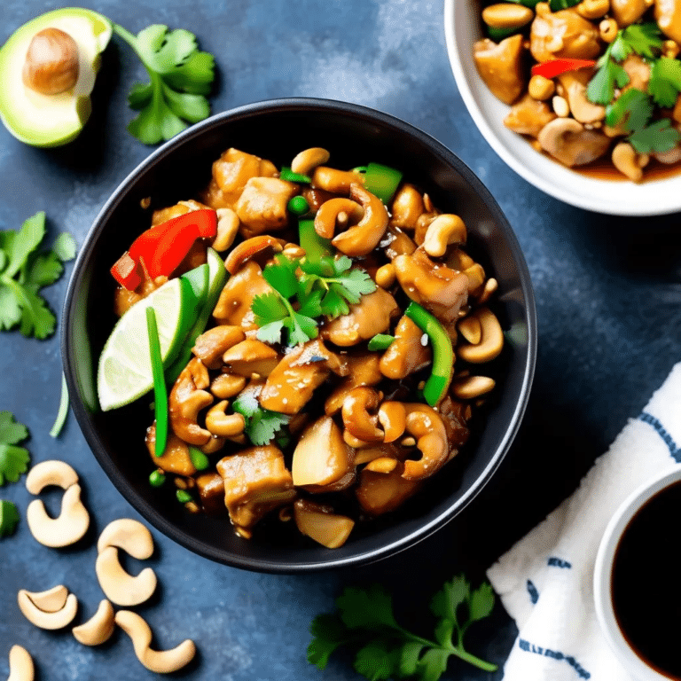 Crockpot Cashew Chicken