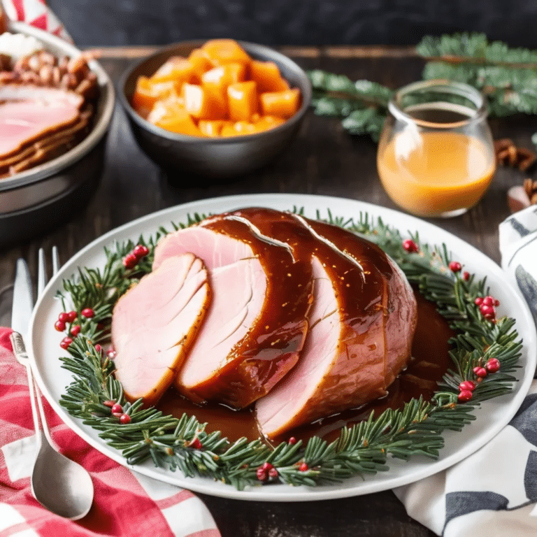 Crockpot Spiral Ham With Brown Sugar Glaze