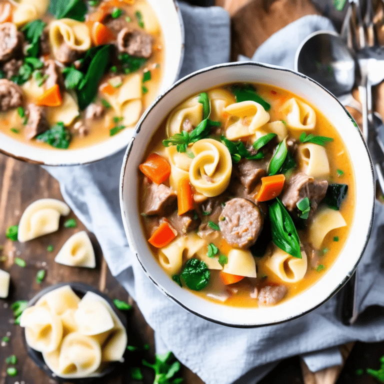 Crockpot Tortellini Soup