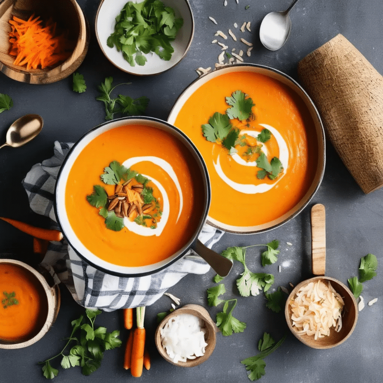 Curried Coconut Carrot Soup
