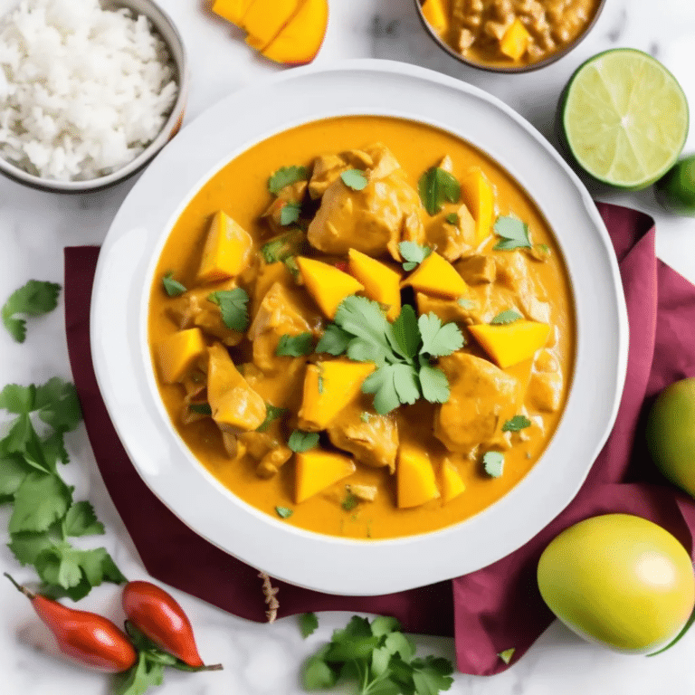 Curry Mango Chicken