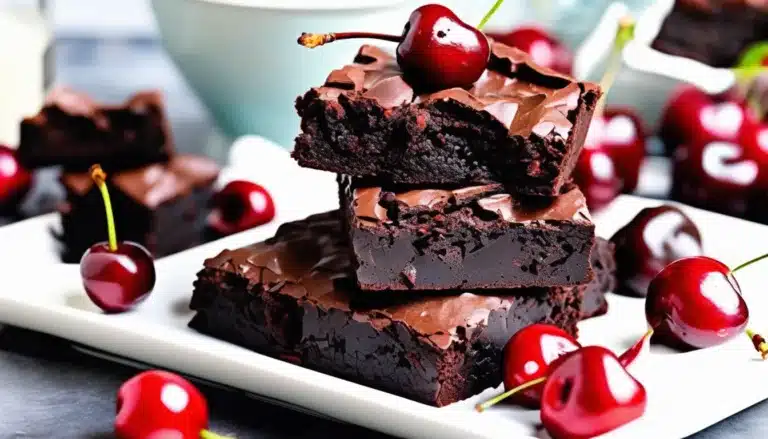Dark Chocolate Cherry Brownies